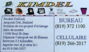 KIMDEL INC (Vente de Lumiéres DEL)