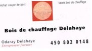 Odaray de la Haye bois de chauffage