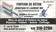 Finition de béton Jonathan St-Laurent