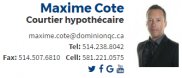 Courtier Hypothécaire Maxime Côté - Région du Saguenay