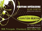 Alan Fortin Finition Intérieure