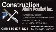 Construction Alain Pouliot Inc