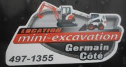 Location d'excavatrice et Excavation Germain Coté