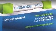Usinage M.S. Enr.