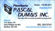 PLOMBERIE PASCAL DUMAIS INC