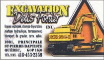 EXCAVATION DENIS FORTIER INC