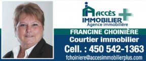 FRANCINE CHOINIÈRE Courtier immobilier Acces Immobilier Plus