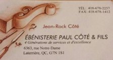 Ébénisterie Paul Côté et Fils Inc.