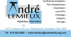 André Lemieux Arpenteur-Géomètre