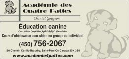 Académie des Quatre Pattes Académie des Quatre Pattes