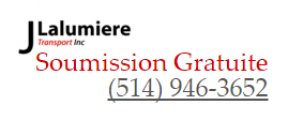 Jacques Lalumière Transport Inc. Jacques Lalumière Transport Inc.