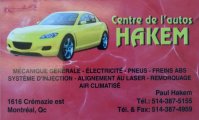CENTRE DE L'AUTO HAKEM