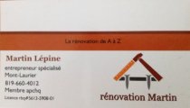 Rénovation Martin