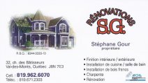 Rénovations SG Rénovations SG