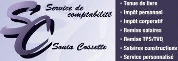 Service de comptabilité Sonia Cossette