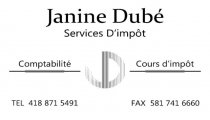 Janine Dubé - Services d’impôts