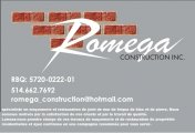 Construction Romega Inc.