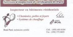 Inspection et Vérification R.Paré