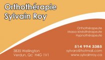Orthothérapie Sylvain Roy