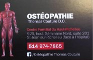 Ostéopathie Thomas Couture