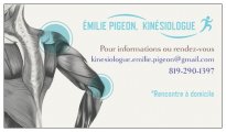 Émilie Pigeon Kinésiologue