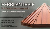 Toiture d'Acier & Ferblanterie Stéphane Boissonneault inc