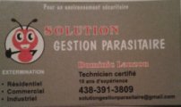 Solution Gestion Parasitaire
