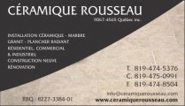 Céramique Rousseau Inc.