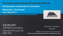 Construction Jean-François Duval Inc