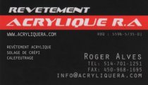 Revêtement Acrylique RA Inc