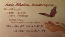 Massothérapeute Annie Thibodeau