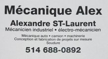 Mécanique Alexandre St-Laurent