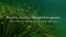 Karine Ashby, Massothérapeute