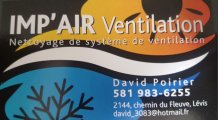 Imp'Air Ventilation Nettoyage de système de ventilation