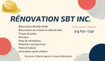Rénovation SBT Inc