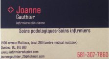 Joanne Gauthier Soins des Pieds