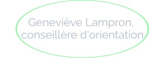 Geneviève Lampron, conseillère d'orientation