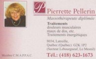Massothérapie Pierrette Pellerin Massage Energétique