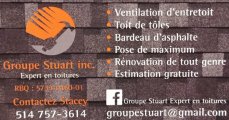 Groupe Stuart Expert en toitures inc. Groupe Stuart Expert en toitures inc.