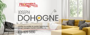 Joseph Dohogne, Courtier immobilier