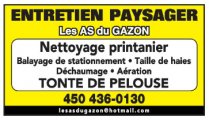 Entretien Paysager Les As du Gazon