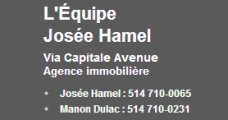 L'ÉQUIPE JOSÉE HAMEL COURTIER IMMOBILIER VIA CAPITALE