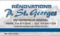 Rénovation P. St-Georges inc. Rénovation P. St-Georges inc.