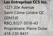 Entreprises CCS inc.