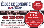 École De Conduite Option St-Jean