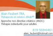 Alain Faubert TRA Thérapeute en relation d'aide