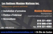 Les Finitions Maxime Matteau