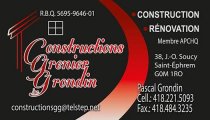 Constructions Grenier Grondin Inc