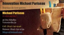 Rénovation Michael Pariseau