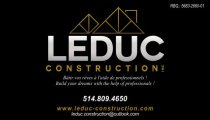 LEDUC CONSTRUCTION INC LEDUC CONSTRUCTION INC